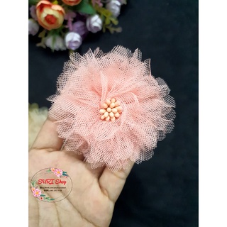 HOA VOAN LƯỚI TRANG TRÍ 8cm