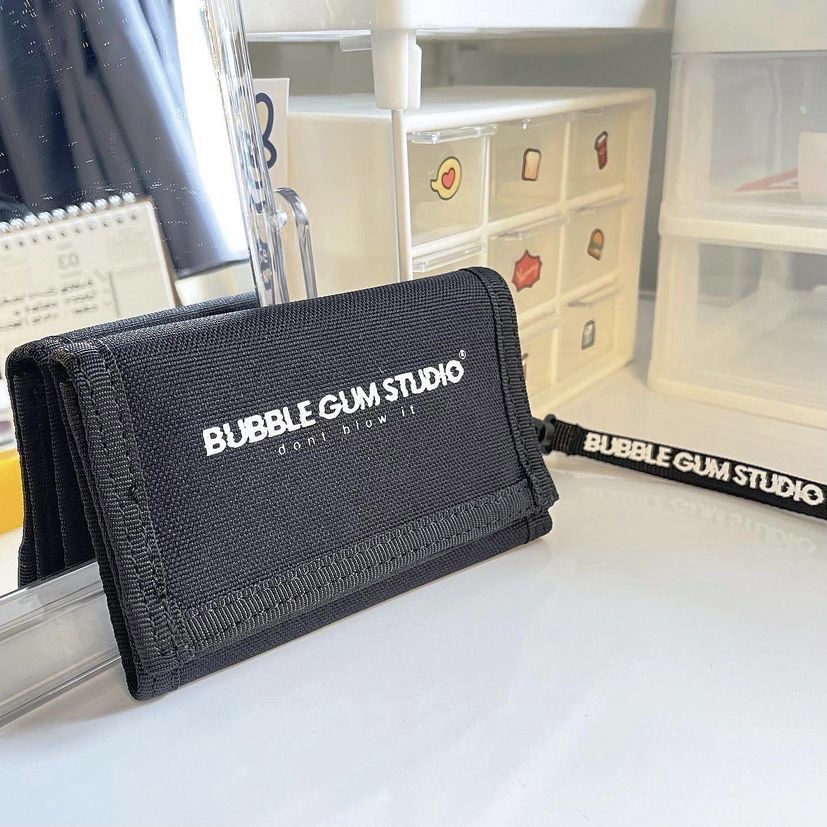 Ví ngắn Bubble Gum Studio + tặng kèm dây đeo cổ