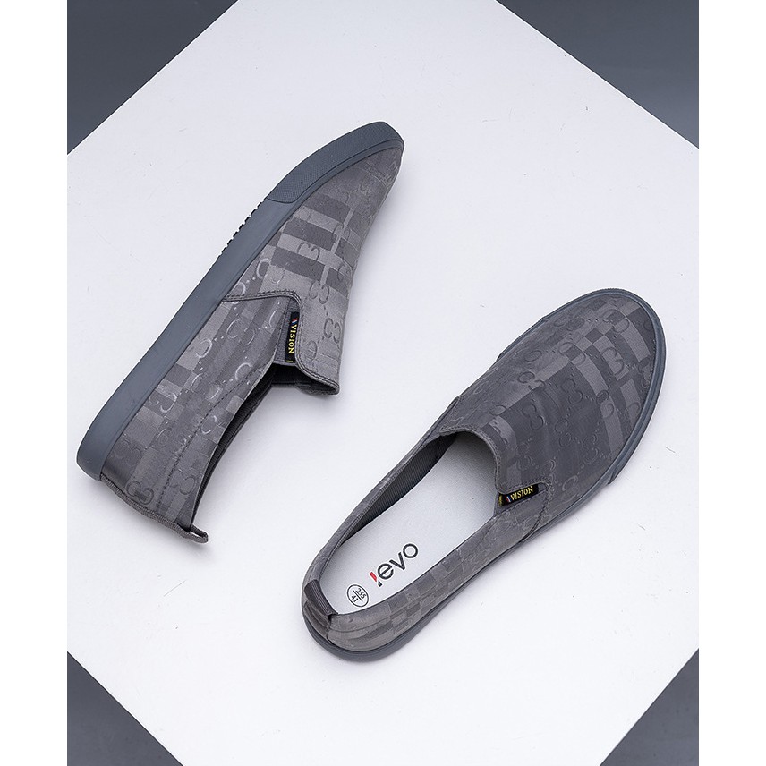 Giày lười nam - Slip on nam vải - Mã A2186Đ | BigBuy360 - bigbuy360.vn