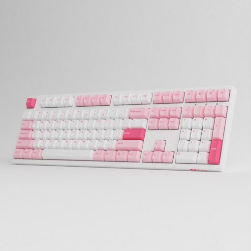 Bàn Phím Cơ Có Dây AKKO 3108 Plus Black Cyan & 3108 Plus Prunus Lannesiana -PBT Double-Shot- CS switch - Hàng Chính Hãng
