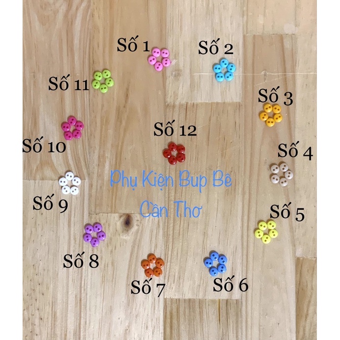 Nút áo mini cho bup bê