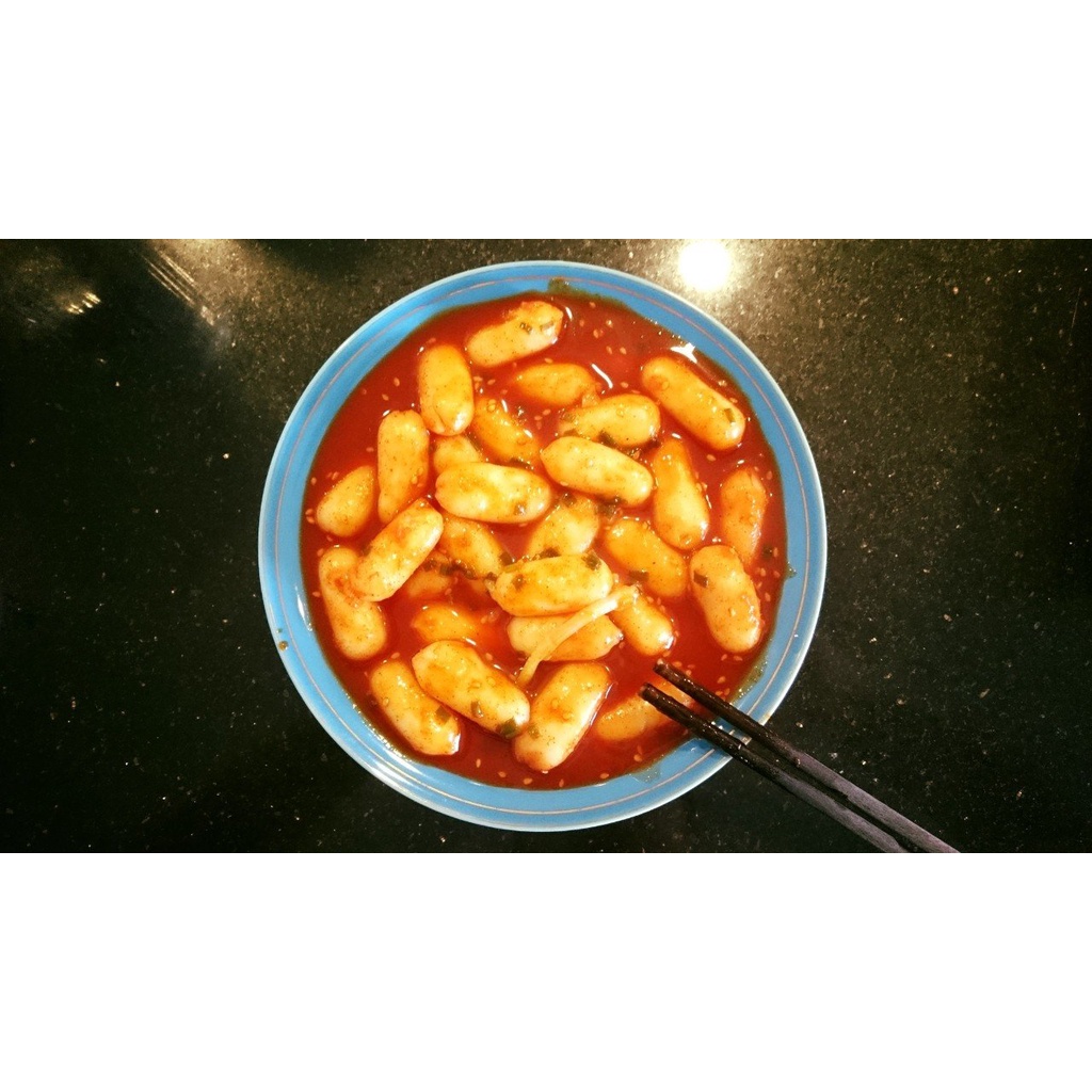 SET TOKBOKKI LẮC PHÔMAI - 500g Bánh Gạo Nhân Phô Mai Và Túi 100g Bột Phomai