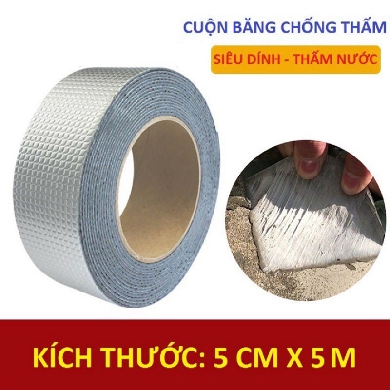 băng dính chống thấm chống nước cách nhiệt trên mọi chất liệu