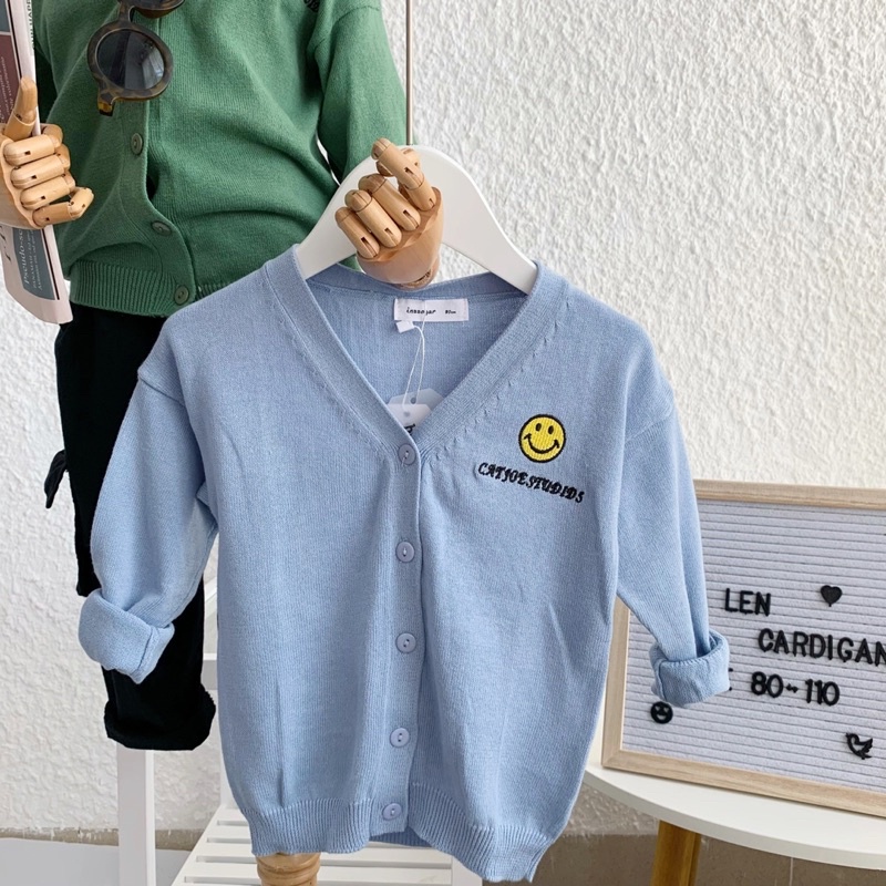 ÁO LEN CARDIGAN HÀNG QC SIÊU MỀM ĐẸP CHO BÉ