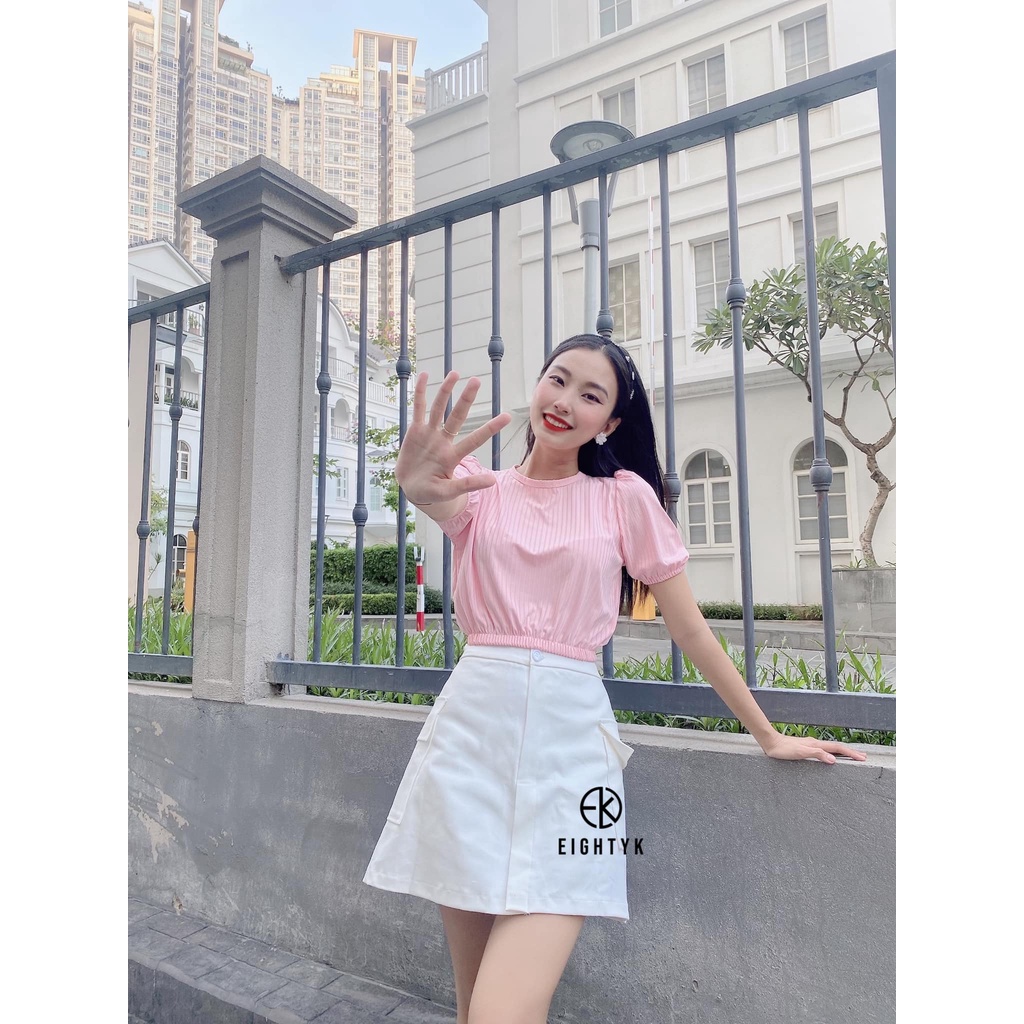 Chân Váy Ngắn Phối Túi Hộp | BigBuy360 - bigbuy360.vn