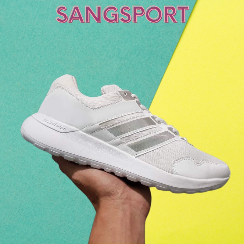 Giày Sneaker Nam Nữ Siêu Nhẹ (Trắng/Đen)