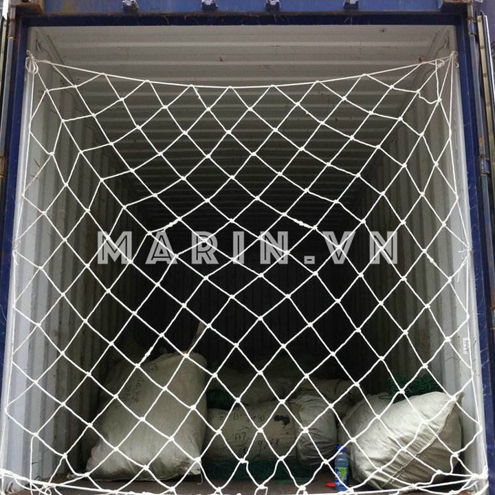 Lưới an toàn dù trắng mắt lưới 10x10 khổ 2x20m