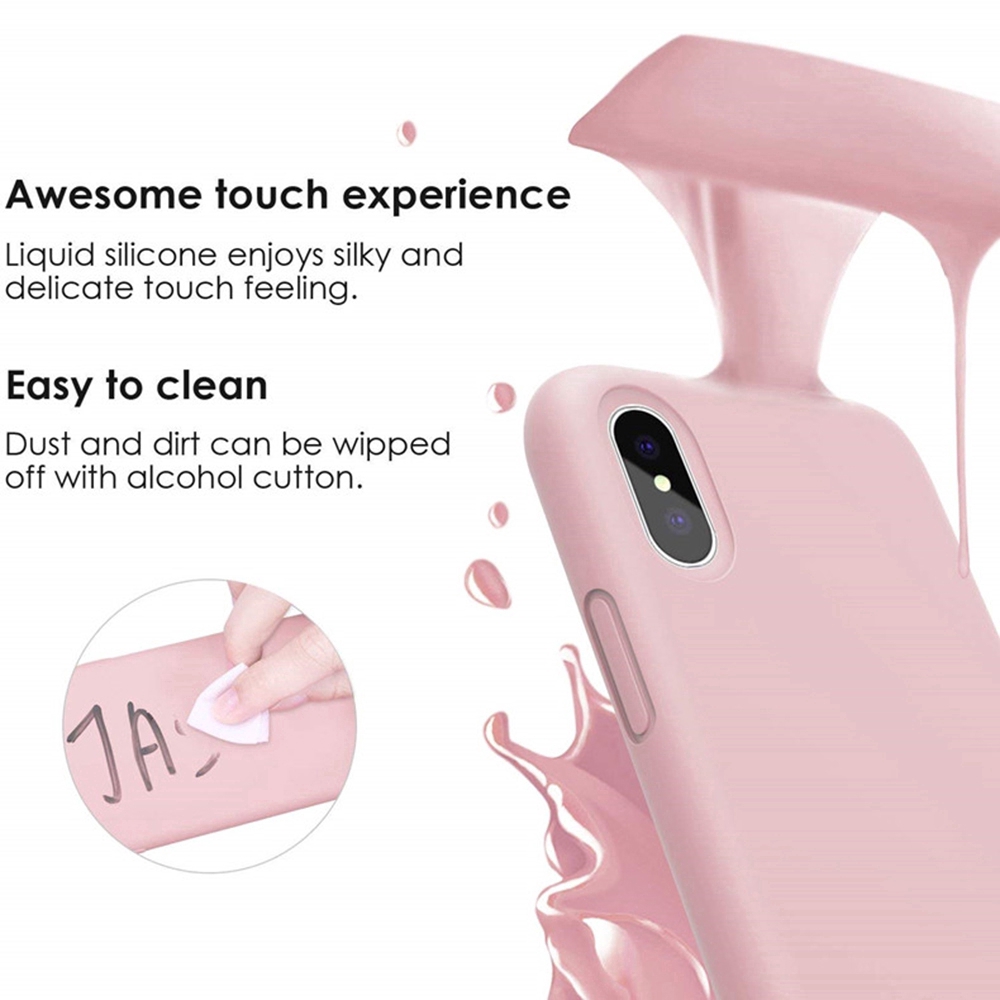 Ốp Lưng Silicone Mềm Màu Trơn Chống Trượt Cho Oppo A8 A91 Reno 3 Pro Find X2 Pro A52 Ace 2 A92S