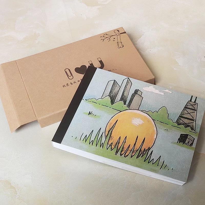 Hộp Đựng Nhẫn Dạng Lật Ẩn Hình Hoạt Hình Lãng Mạn Cho Cặp Đôi