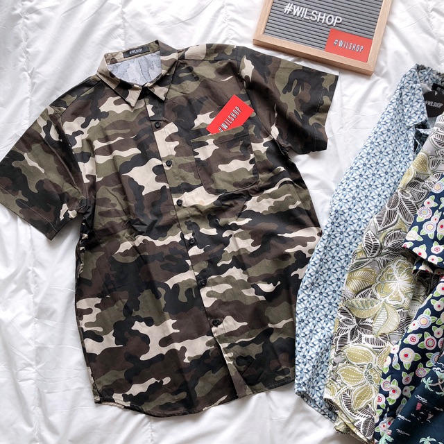 ÁO SƠ MI FREESIZE HOẠ TIẾT