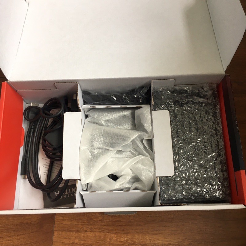 Nintendo switch v2 neon full box