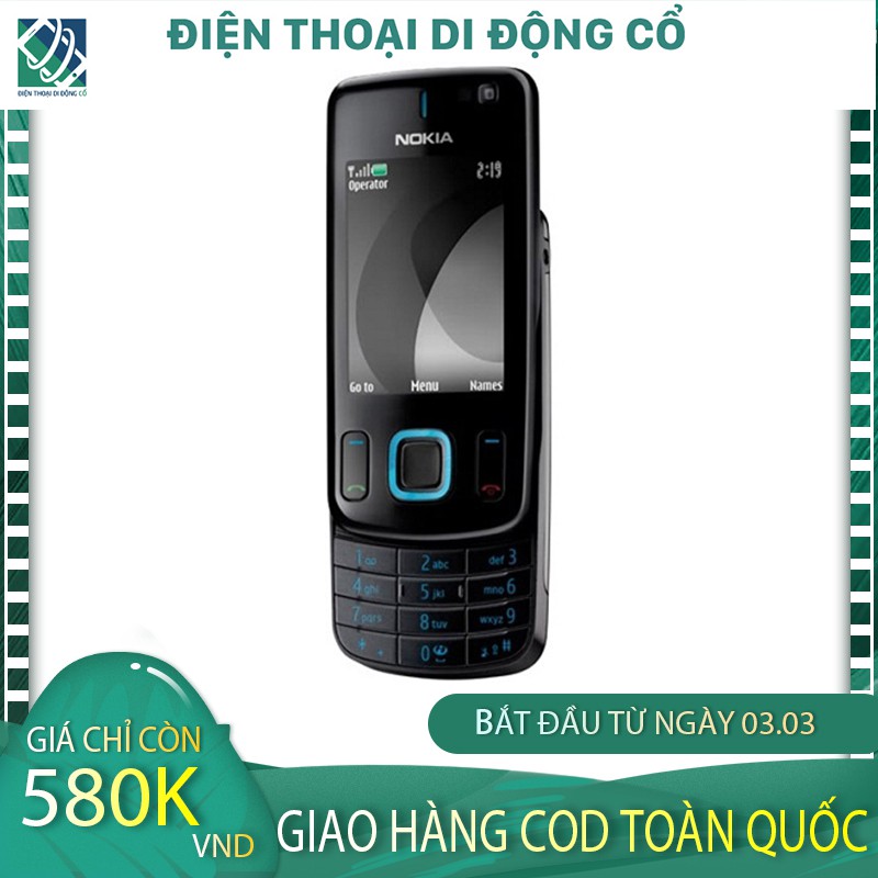 【CÓ VIDEO】Điện Thoại Cổ NOKIA 6600 Nắp Trượt ZIN, Tặng Kèm Sạc Cao Cấp - BẢO HÀNH 12 THÁNG 1 ĐỔI 1 TRONG 1 THÁNG ĐẦU.