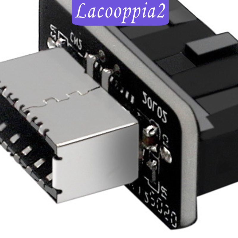 [LACOOPPIA2] Vertical USB 3.0 19P/20P To Type E Adapter Converter for Motherboard Compact