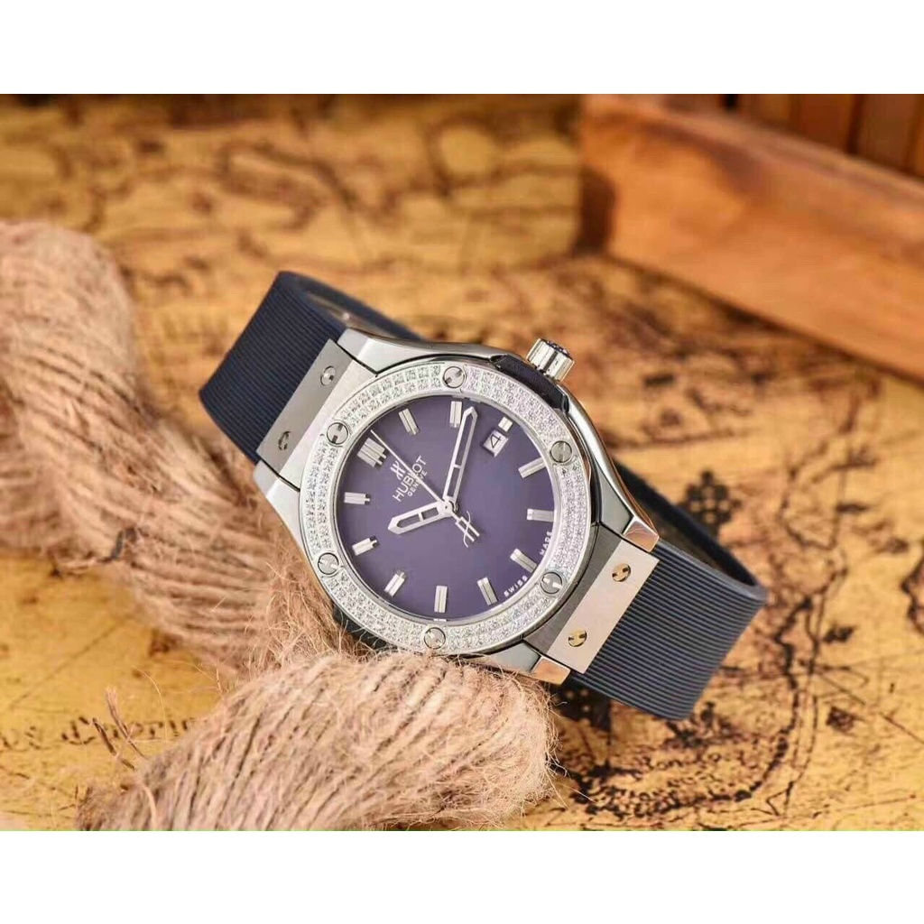 [FULL BOX] [Đủ Màu] Đồng Hồ Nữ HB BIGBANG Viền Đá-34mm- máy quazt , Chống Nước- Bảo Hành 24 Tháng | BigBuy360 - bigbuy360.vn