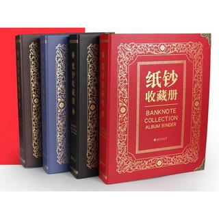 Bìa 4 còng Mingt/PCCB đựng phơi tem/ đồng xu/ tiền giấy