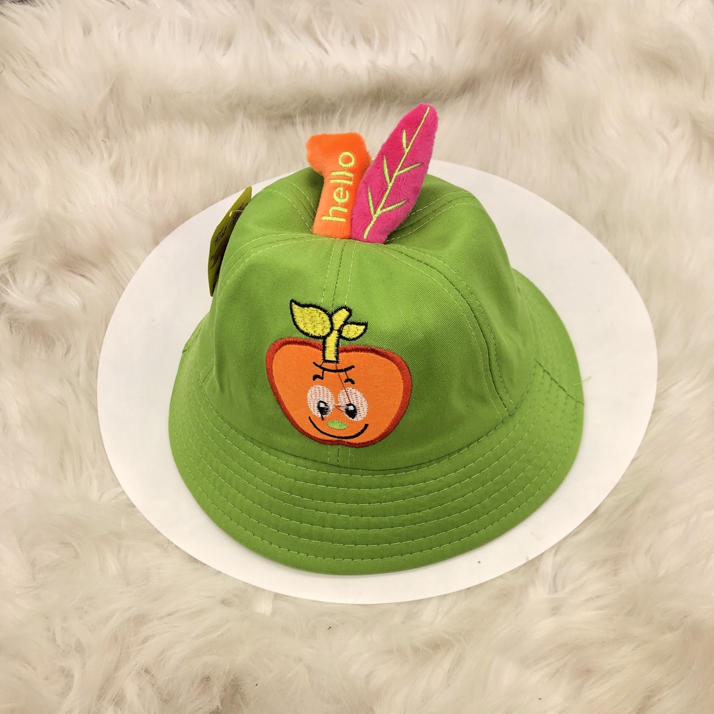 Nón cho bé, mũ trẻ em ( 3 tuổi đến 5 tuổi) hình TRÁI CÂY cute vải Cotton mềm êm (Ảnh thật)