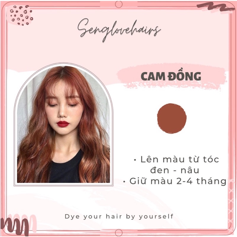Thuốc nhuộm tóc màu CAM ĐỒNG