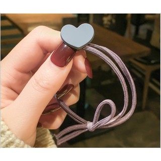 Dây Thun Cột Tóc Trái Tim Dễ Thương