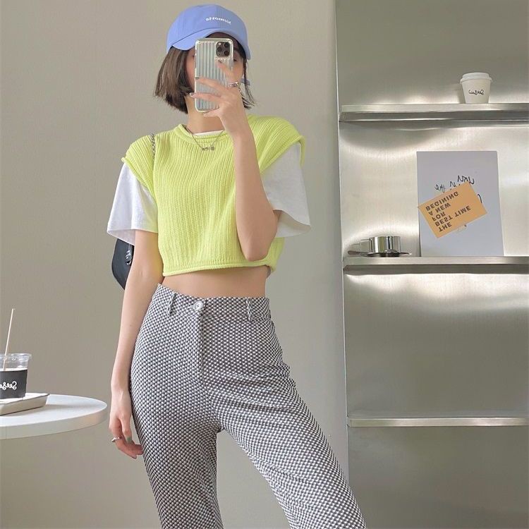 Áo Len Sát Nách Cổ Tròn Màu Trơn Ngọt Ngào 2021 | BigBuy360 - bigbuy360.vn