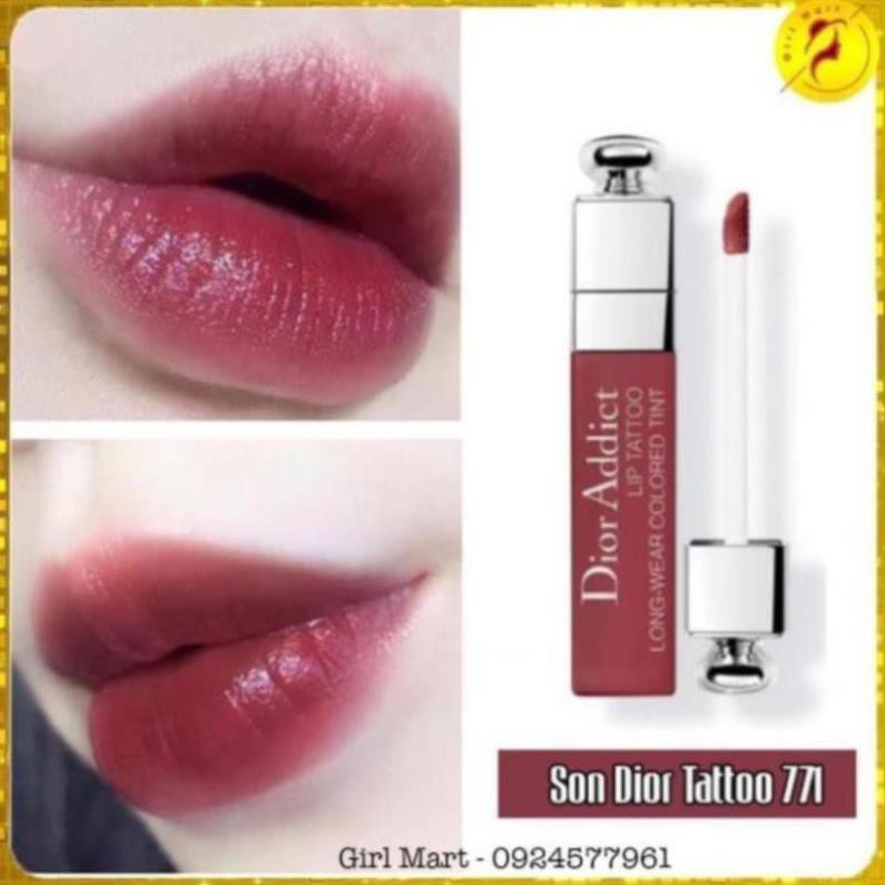 Dior Addict Lip Tattoo chính hãng mới nhất đáng mua nhất mọi thời đại son màu cam đất, cam đỏ, đỏ berry, hồng san hô