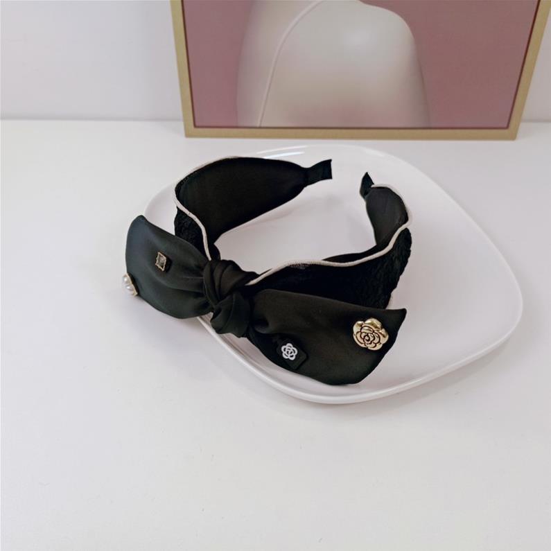 Bờm tóc băng đô cài tóc Chalen thắt nơ, viền ren to bản thời trang Hàn Quốc, June Accessories