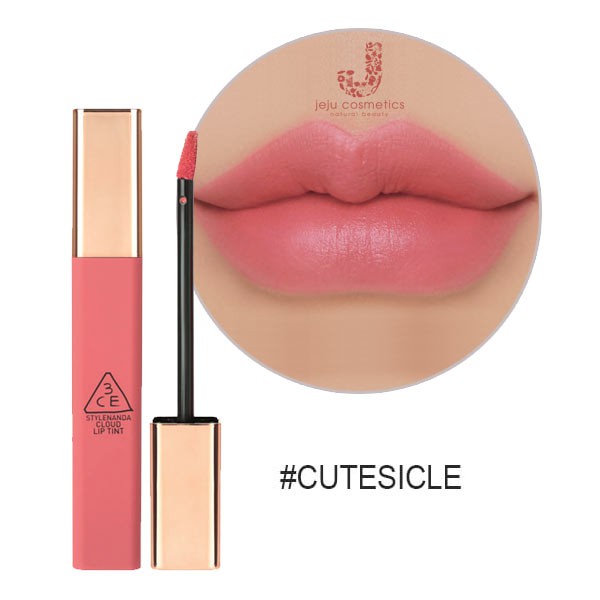 Son Kem Lì 3CE Mịn Nhẹ Như Mây Fairy cake Cuties Carrot pink Beige Avenue