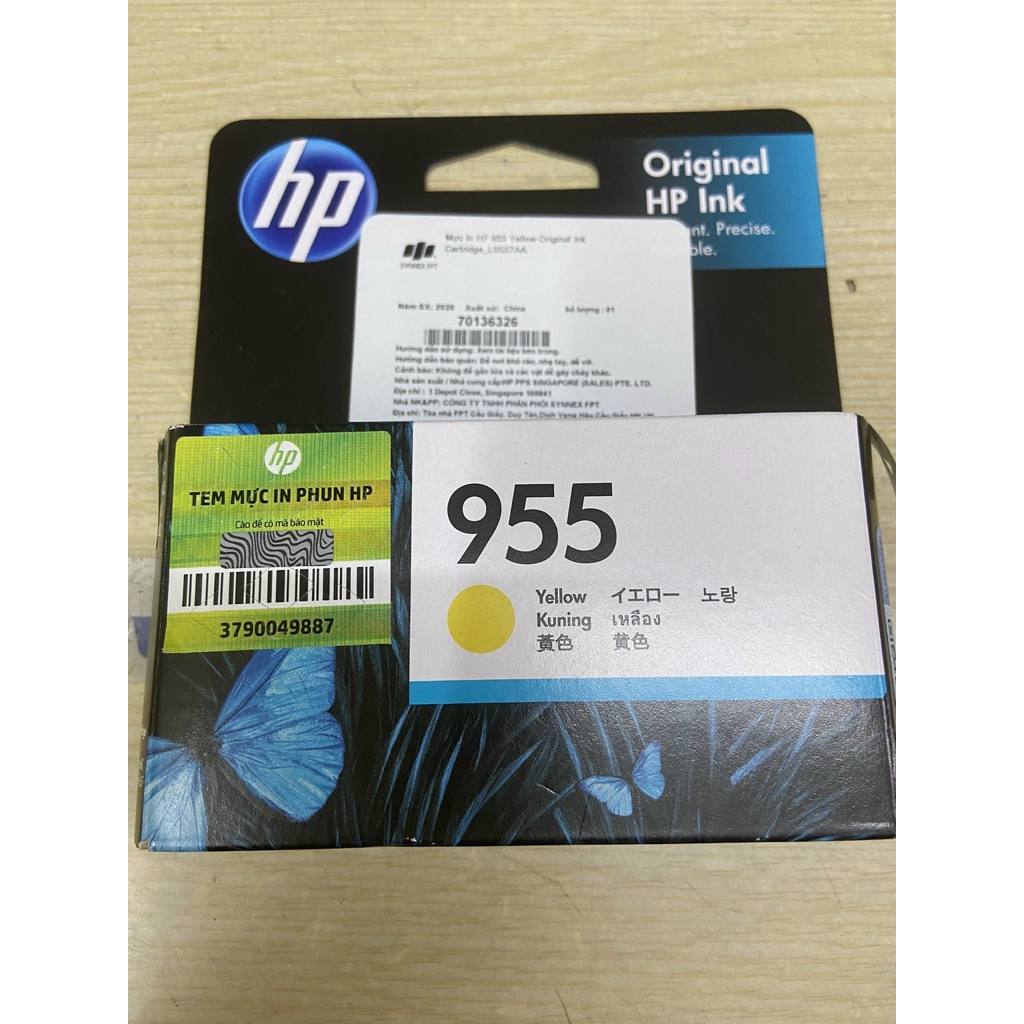 Bộ mực in phun hp 955 dùng cho máy Hp 8210/ 8710/ 8720/ 8730/ 8740/ 8745 - hàng chính hãng