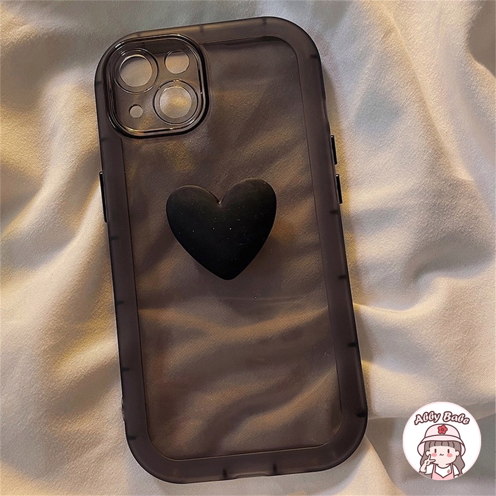 Ốp Điện Thoại TPU Mềm Chống Sốc In Hình Trái Tim Màu Macaron Cho Iphone 11 7Plus 13 12 11 Pro Max X XS 12 13 XR