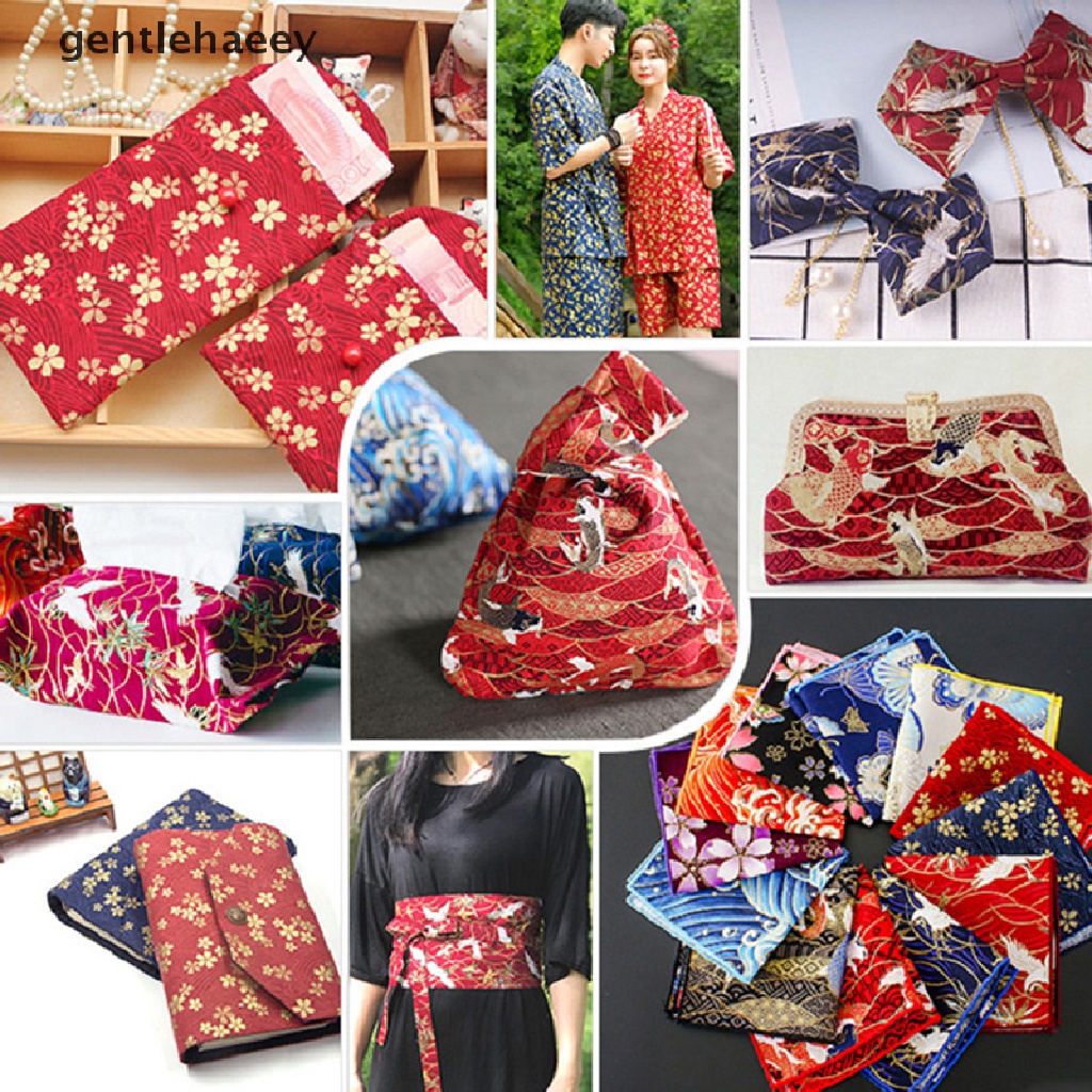 Bộ 5 Tấm Vải Cotton Họa Tiết Châu Phi Dùng May Đầm Kimono Nhật Bản