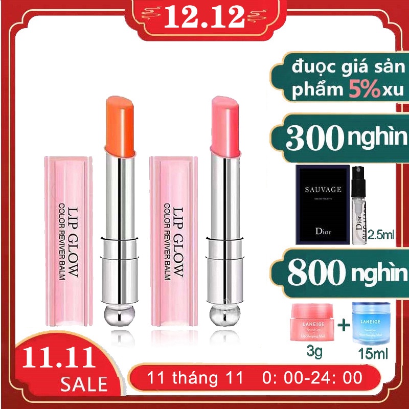 Son Dưỡng Dior Addict Lip Glow_Hàng Chính Hãng 001/004🔥Bán chạy🔥