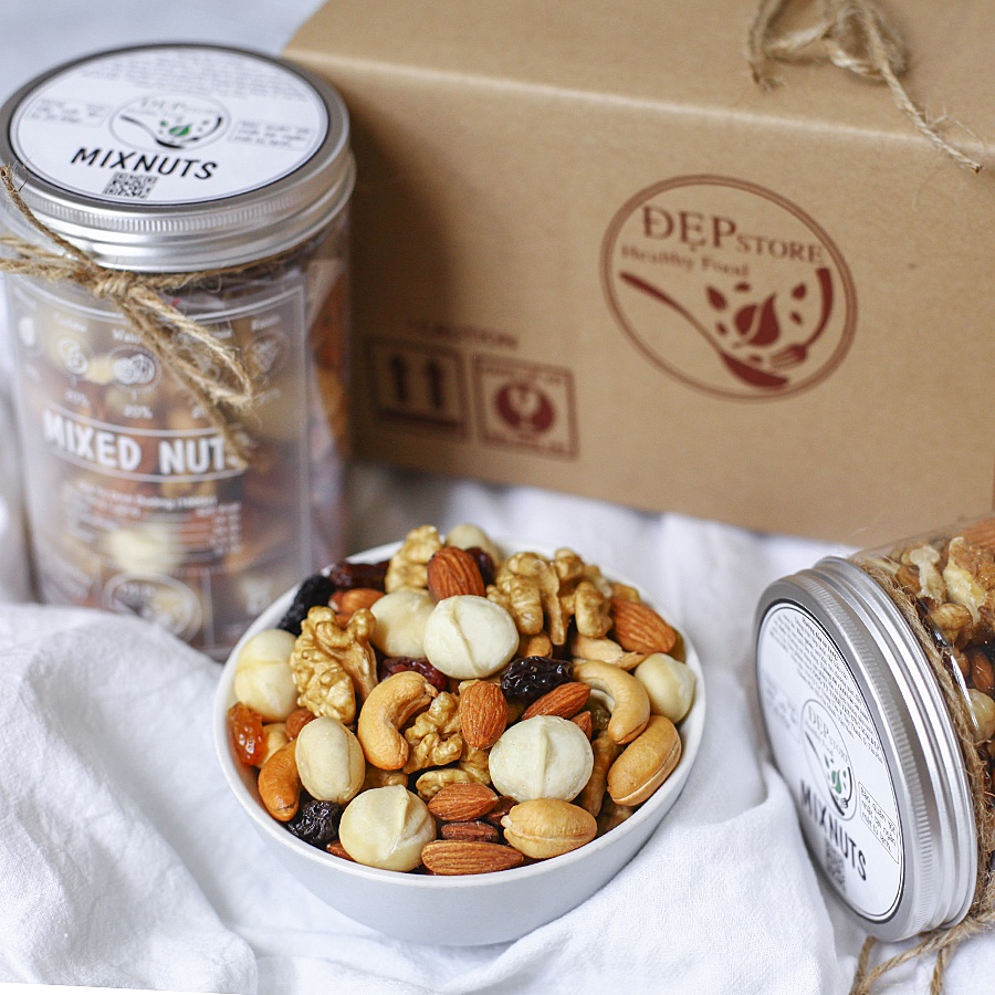 MIX NUTS 5 Loại Hạt Chất Lượng Đẹp Store - Dinh Dưỡng Cho Mẹ Và Bé