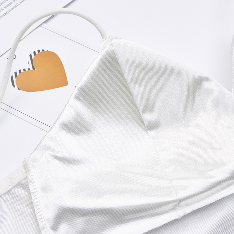 Áo croptop hai dây ngực đắp chéo ánh kim tuyến gợi cảm | BigBuy360 - bigbuy360.vn