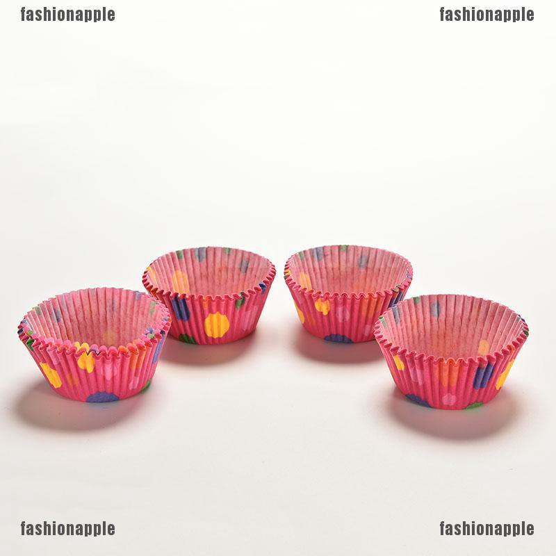 Set 100 CốC GiấY ĐựNg BáNh Cupcake NhiềU MàU SắC