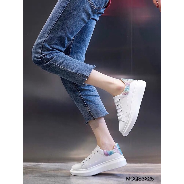 [Mã FAGREEN245 giảm 10% tối đa 30k đơn từ 99k] Giày Thể Thao Gót Nhiều Màu Cầu Vồng MCQ (Sỉ) | BigBuy360 - bigbuy360.vn