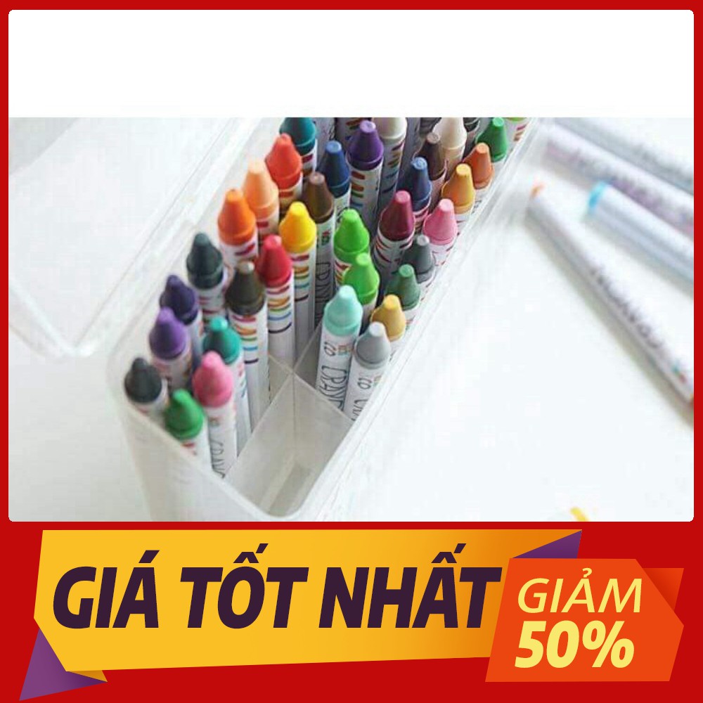 [Sale toàn shop] Bộ sáp màu 64 món hộp nhựa