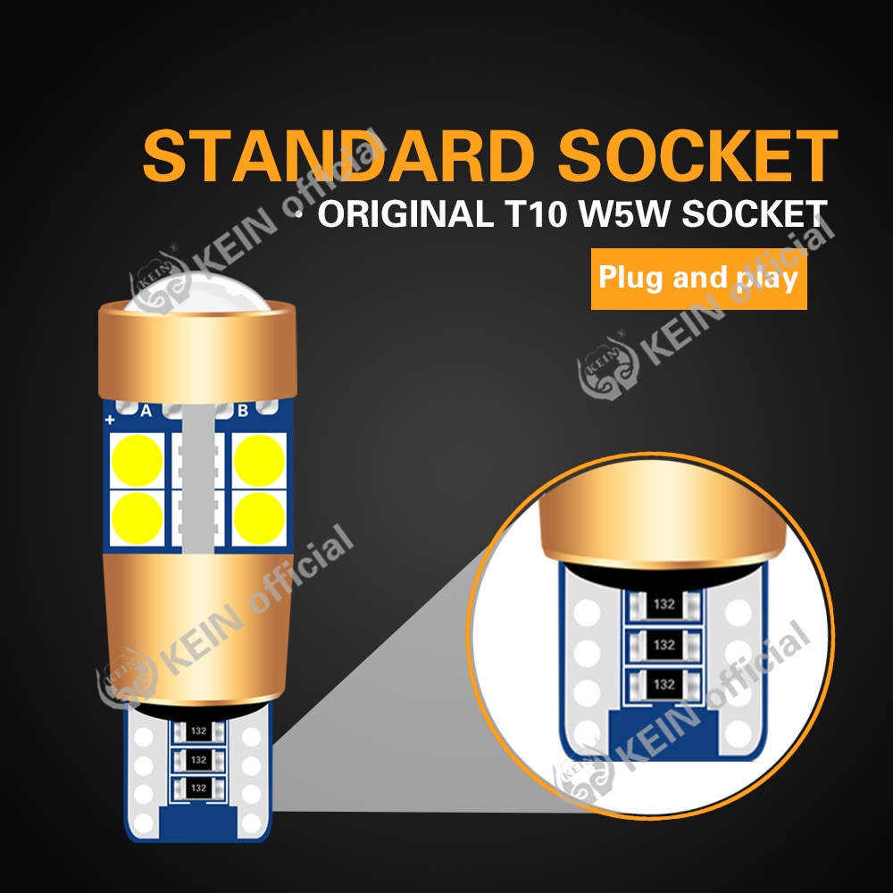 Bóng Đèn Led T10 3030 194 168 W5W 19SMD 3030 Chuyên Dụng Cho Xe Hơi/Xe Máy