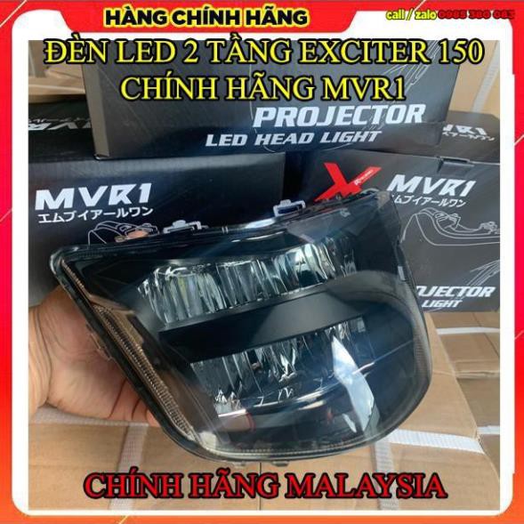 🚀 ĐÈN LED 2 TẦNG MVR1 CHÍNH HÃNG GẮN EXCITER 150 ( BẢN SPORT ĐEN KHÓI) 🚀