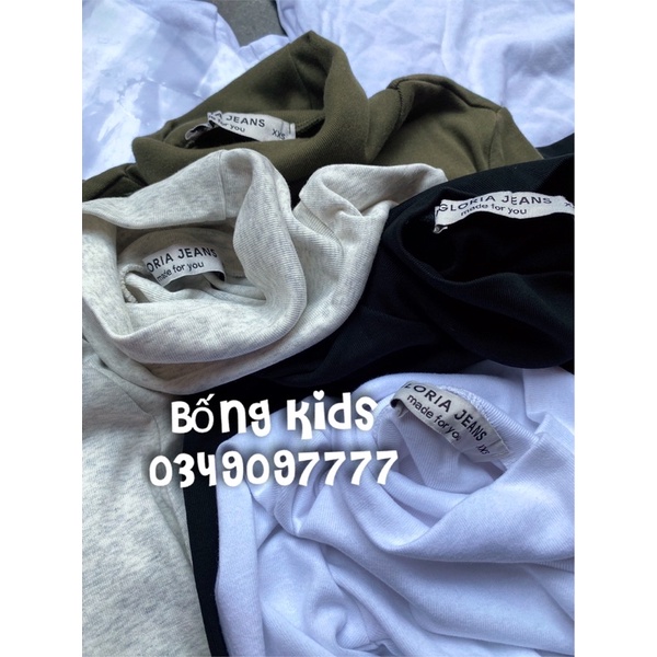 Áo Thun Cổ Lọ Nữ Dáng Ngắn GJ