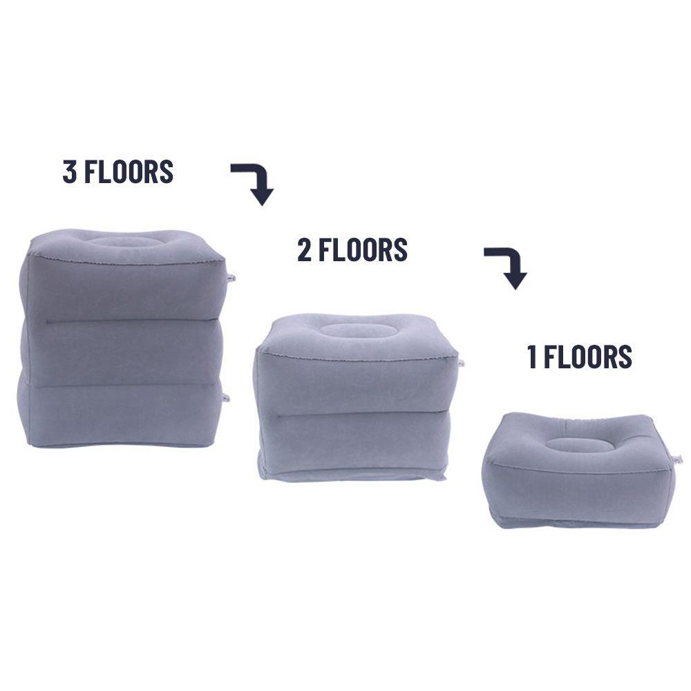 Nệm Bơm Hơi Gác Chân Du Lịch Tiện Lợi SHOUKEY