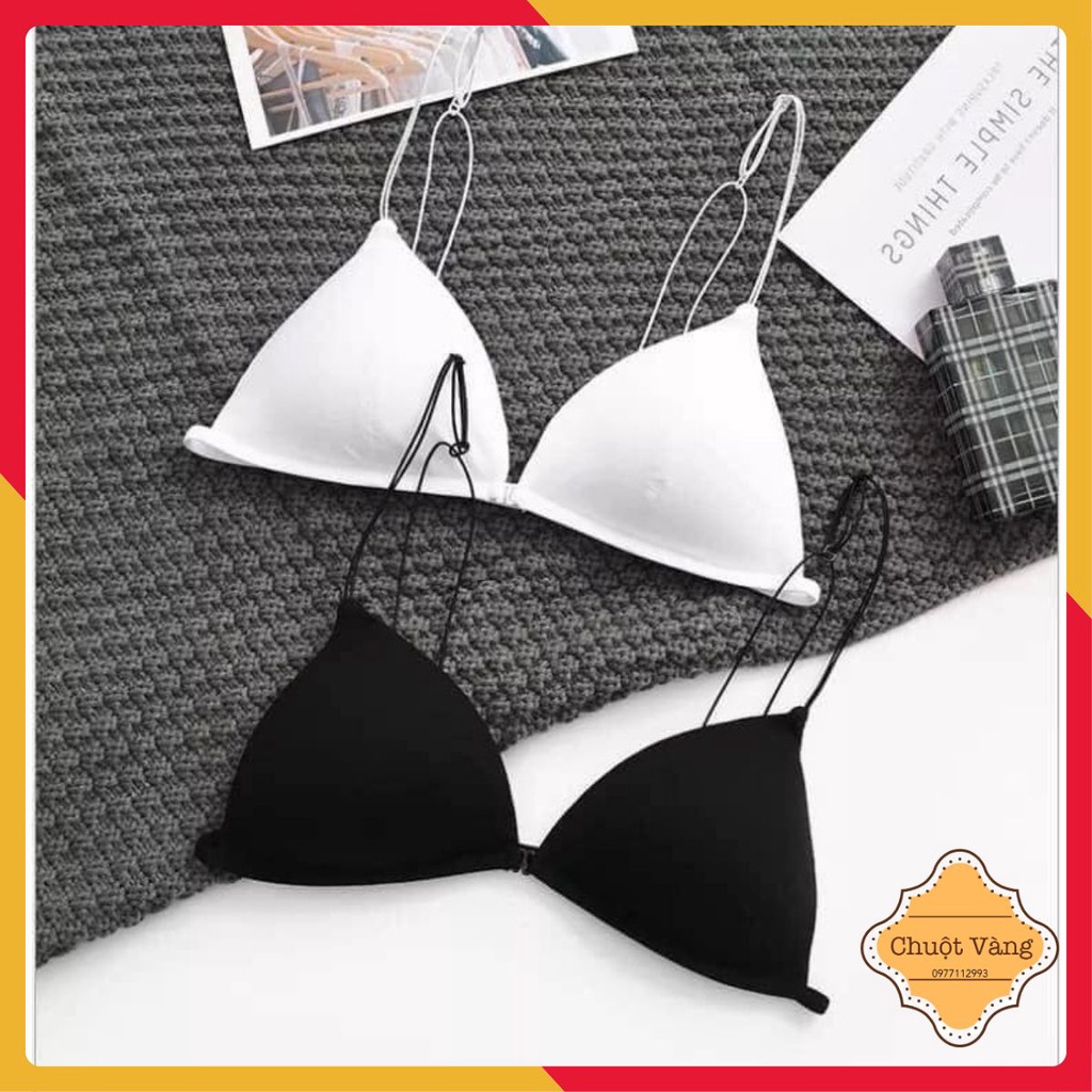 Áo bra dây mảnh cài trước