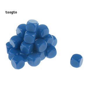 Set 20 Viên Xí Ngầu Trơn 6 Mặt 16mm