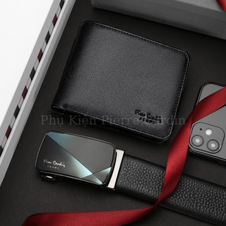 [Chính Hãng] Combo Ví Da Thắt Lưng Nam PIERRE CARDIN Da Bò