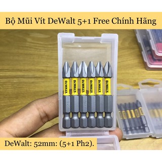 Bộ Mũi Vít DeWalt 5+1 Free Chính Hãng USA