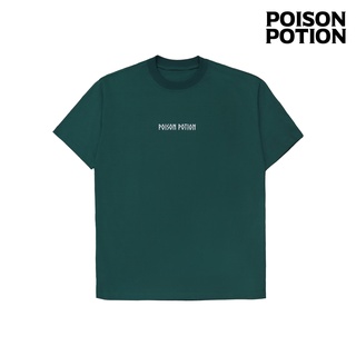 Áo thun Basic form Oversize 100% Cotton chữ in nổi 4 màu POISONPOTION Local Brand