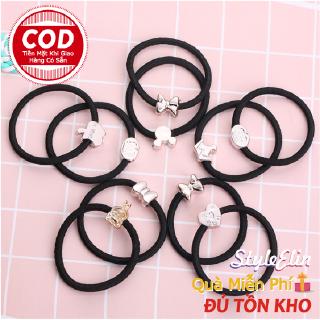 Dây buộc tóc đàn hồi phong cách Hàn Quốc