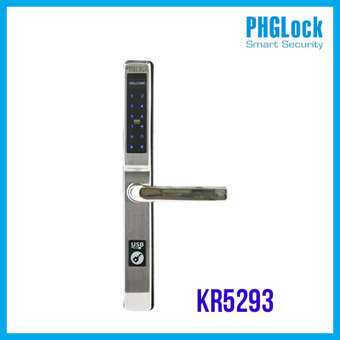 Khóa Điện Tử PHGLOCK KR5293 Dành Cho Cửa Nhôm