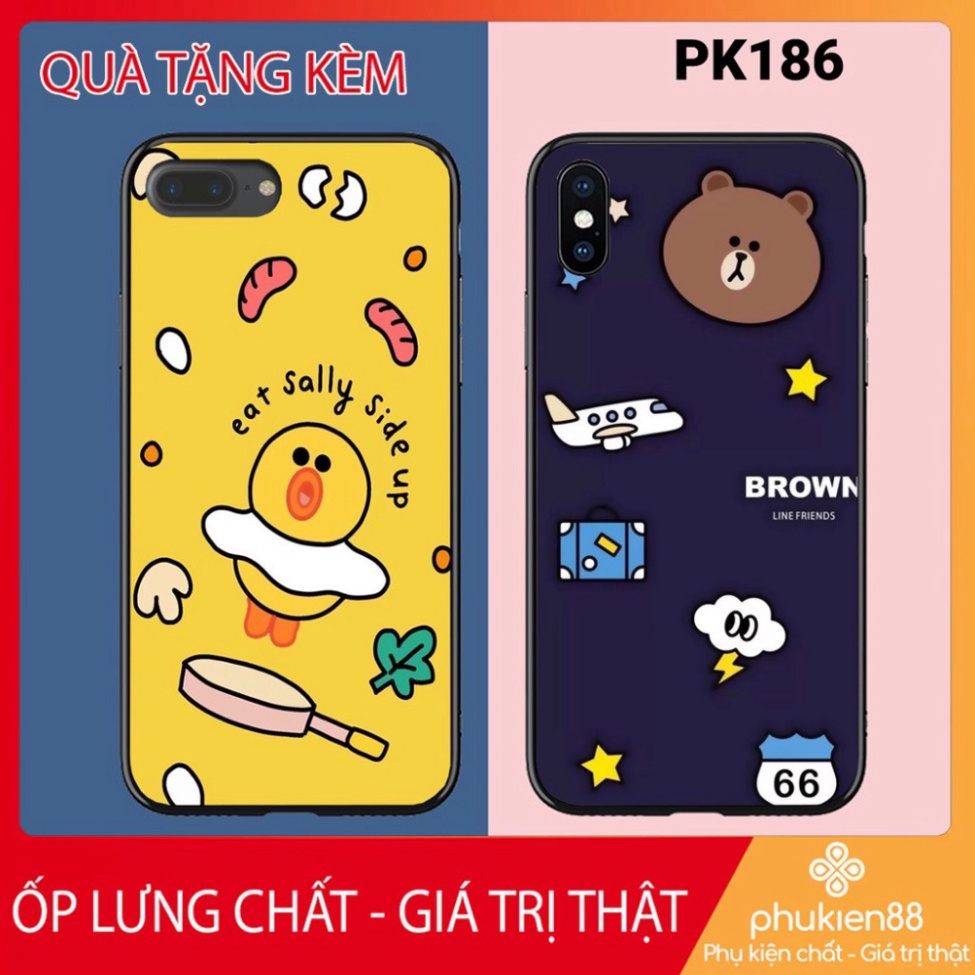  ỐP LƯNG IPHONE IN HÌNH GẤU BROWN CHẤTLƯỢNG iPhone 6s6Plus7Plus8PlusXXsXrXsmax