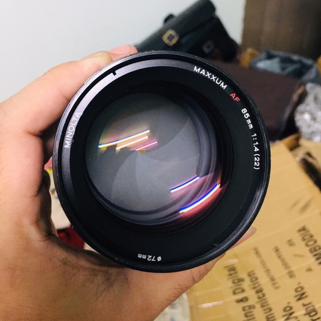 Lens Minolta AF 85f1.4 ngàm Sony A