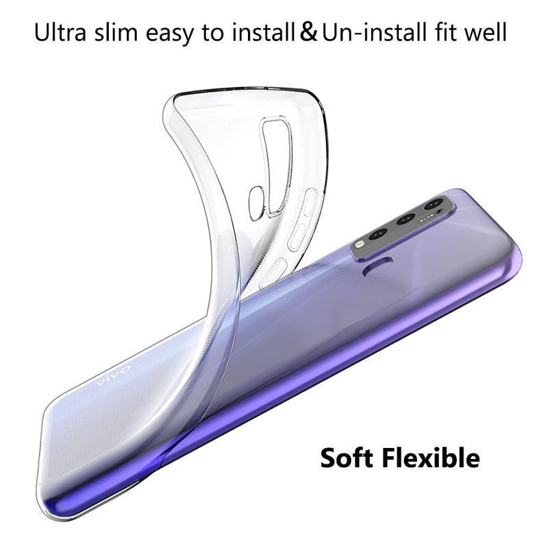 Ôp Điện Thoại tpu Dẻo Trong Suốt Thời Trang Cho vivo y50 vivo y50 y30 y 50 30 vivoy30 vivoy50 Vỏ