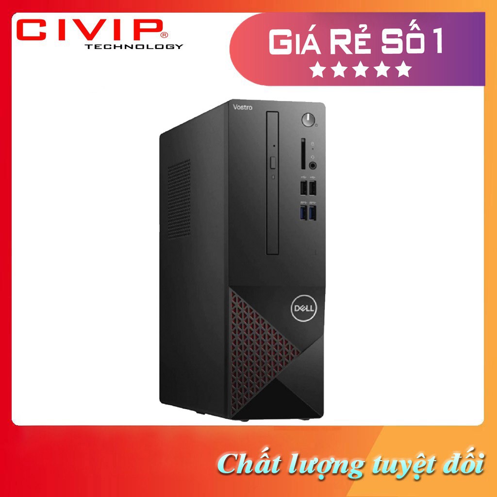 Máy tính để bàn Dell Vostro 3681 SFF (i5-10400/4GB RAM/1TB HDD/WL+BT/K+M/Win 10) - 70226495 Hàng chính hãng